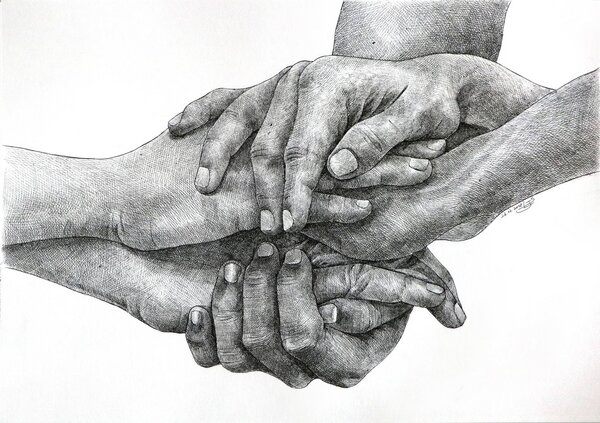 أيدي متشابكة عبر الأجيال